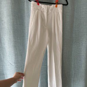 Women's Tahari White Slack Pants